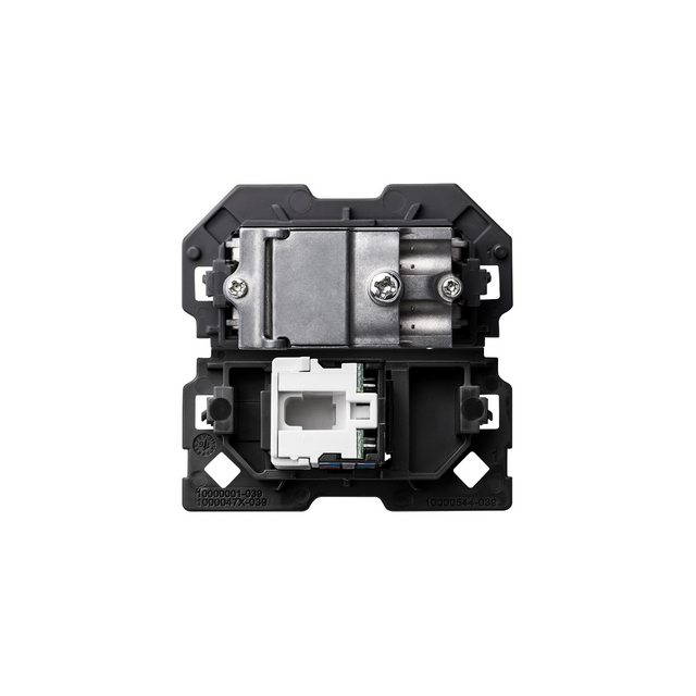 Simon 100 Gniazdo antenowe R/TV-SAT zakończeniowe+komputerowe RJ45 kat.6 (mechanizm bez ramki montaż