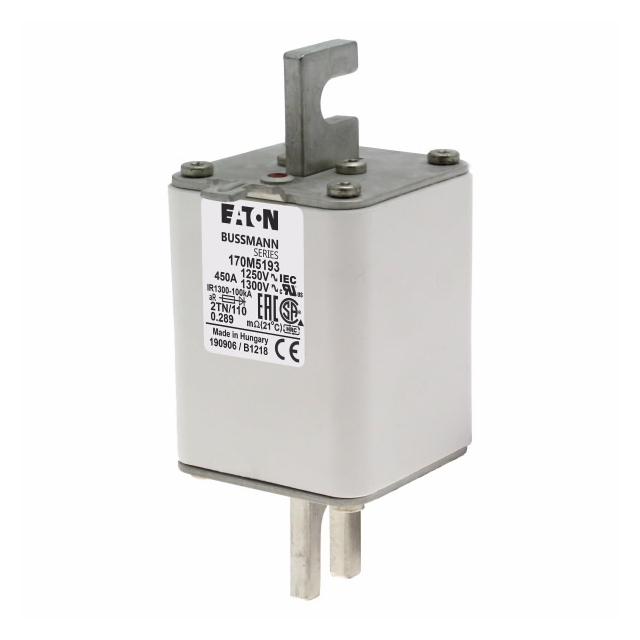 FUSE 450A 1250V 2TN/110 AR CU Wkładka szybka 450A AC 1250V rozmiar 2 61x75x138 mm aR DIN I 170M5193