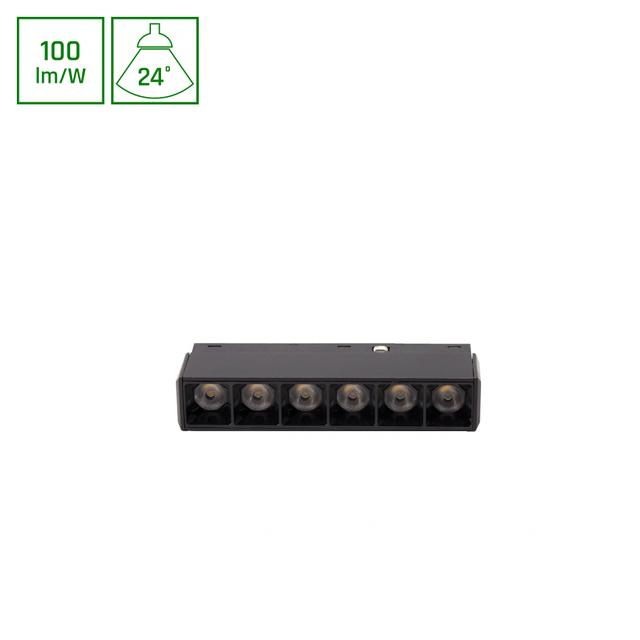 SYSTEM SHIFT BASIC - GRID XS OPRAWA LINIOWA 110MM 6W 4000K CZARNY