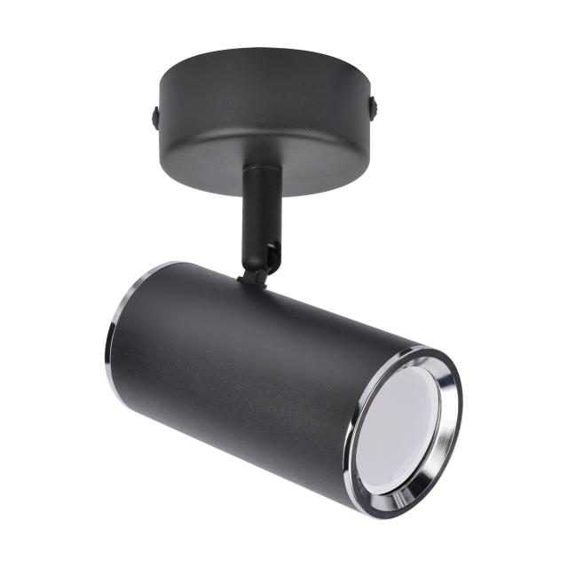 Oprawa ścienno-sufitowa MEGAN SPT GU10 BLACK 03656 IDEUS