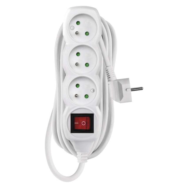 Przedłużacz z wyłącznikiem 3 gniazda 5m 3× 1,5mm P1315R EMOS