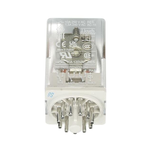 Przekaźnik CR-U024DC3L, A1-A2=24V DC, 3 styki c/o 250V/10A, LED 1SVR405622R1100 ABB