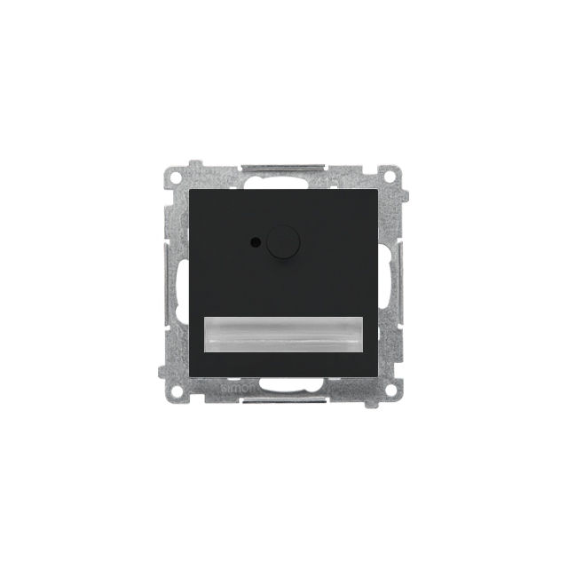 Simon 55 Oprawa oświetleniowa LED 14V z czujnikiem ruchu (0,78 W) Barwa zimna biała 5900K Czarny mat
