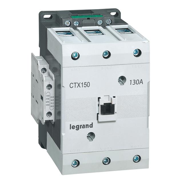 Stycznik Przemysłowy CTX3 150 3P 130A 2Z 2R 100-240V Ac/Dc Zaciski Klatkowe 416256 LEGRAND