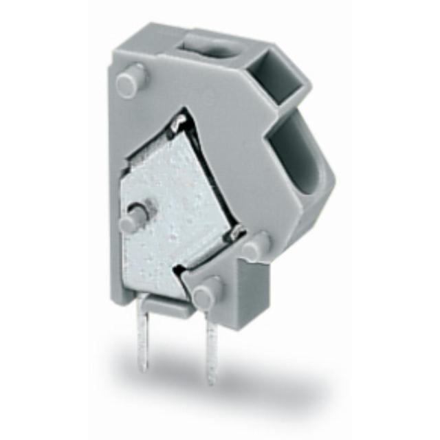 złączka do płytek drukowanych ciemnoszara raster 5/5,08 mm