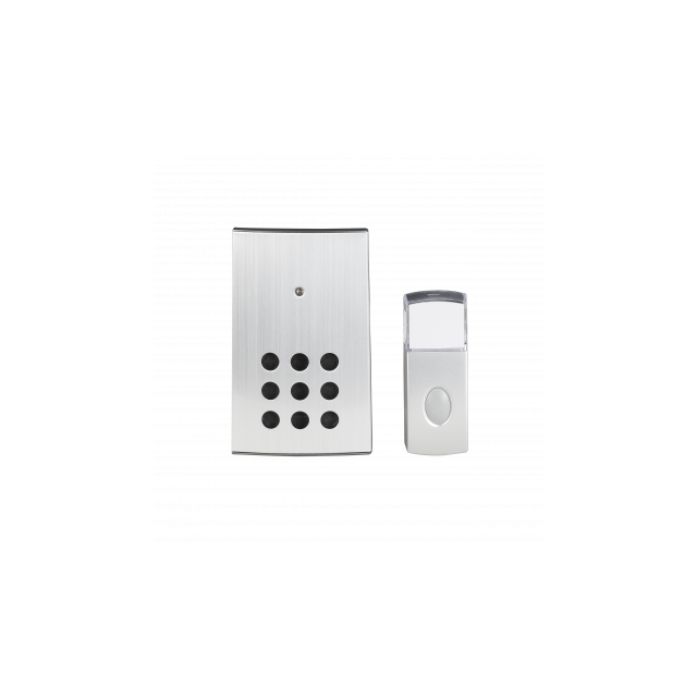 DZWONEK BEZPRZEWODOWY BATERYJNY ALCALINO ST-337 HERMETYCZNY ZAŚ.100m