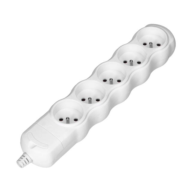 Rozgałęźnik wielogniazdowy 5x2P+Z biały OR-AE-13266/W ORNO
