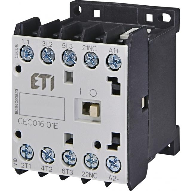 Stycznik silnikowy miniaturowy CEC016.01-400V-50/60HZ 004641097 ETI