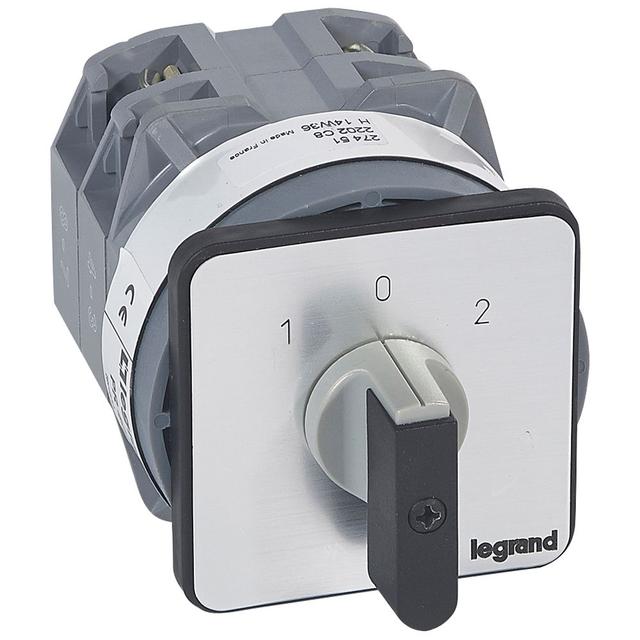 PRZEŁĄCZNIK KRZYWKOWY 0-1-2 PR40 50 A 2P, Legrand