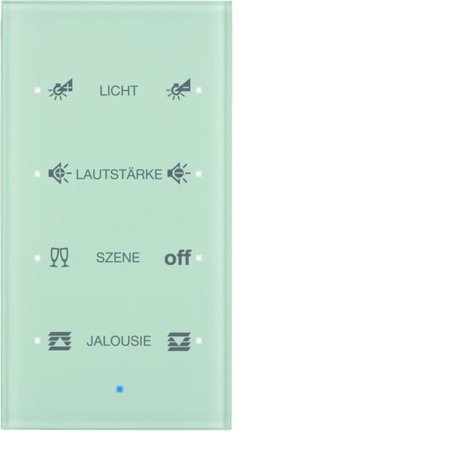 BERKER KNX TS Sensor dotykowy poczwórny konfigurowalny szkło białe 75144930 HAGER