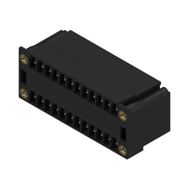 SCD-THR 3.81/24/90F 3.2SN BK BX Wtyki PCB (złącza płyty), 3.81 mm, Liczba biegunów: 24, kąt odejścia: 90° /50szt./ 1974330000 WEIDMÜLLER