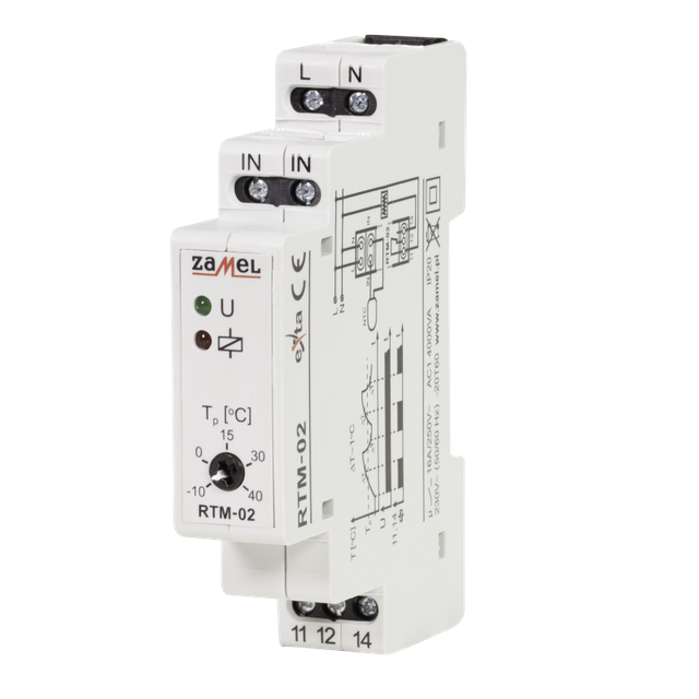 REGULATOR TEMPERATURY -10 – 40C BEZ SONDY 230V AC