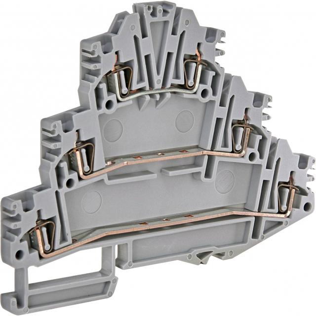 ESP3-HLD.2 Złączka gwintowa 3-poziomowa 2,5 mm2 (szara)