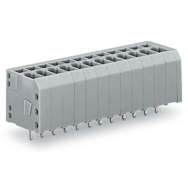 listwa zaciskowa do pł. drukowanych 12-bieg. szara raster 3,5 mm