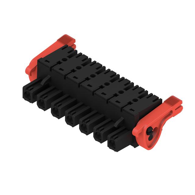 BLF 7.62HP/07/180LR SN BK BX Wtyk PCB (złącze wiązki), 7.62 mm, Liczba biegunów: 7, PUSH IN /24szt./ 1227430000 WEIDMÜLLER