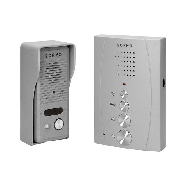 Zestaw domofonowy jednorodzinny bezsłuchawkowy szary ELUVIO OR-DOM-RE-914/G ORNO