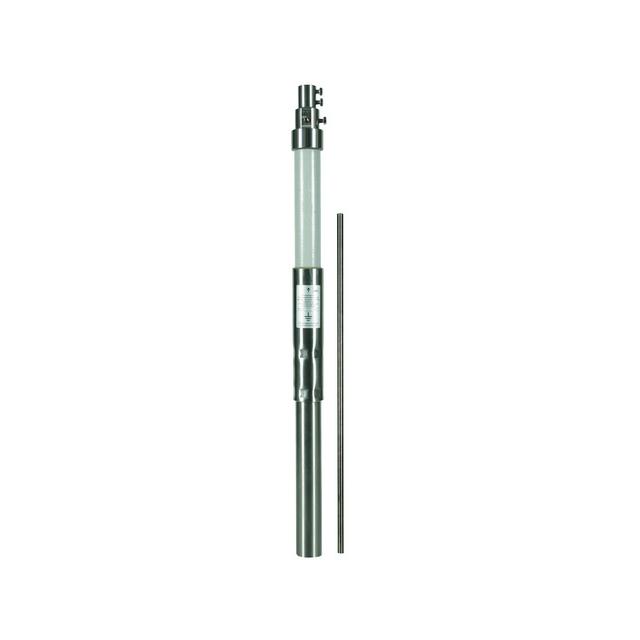 Rura wsporcza do HVI long, fi 50 mm dł. 3200 mm, GFK / NIRO z iglicą NIRO fi 10 mm o dł. 1000 mm 105314 DEHN