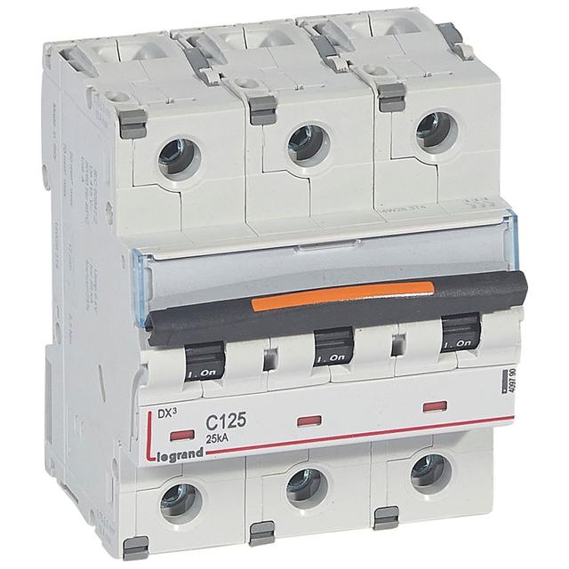 Wyłącznik Nadprądowy S323 C125 3P 125A 25Ka DX3 409790 LEGRAND