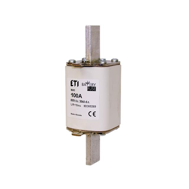 Wkładka topikowa NH do ochrony akumulatorów, magazynów energii DC NH1 gBat 100A 800V DC 004723324 ETI