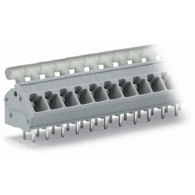 listwa zaciskowa do pł. drukowanych 9-bieg. szara raster 5/5,08 mm