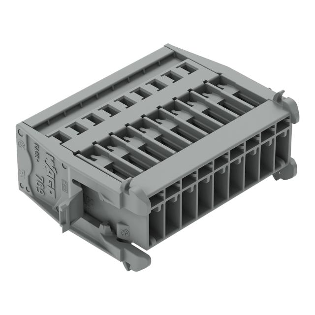 X-COM wtyk 9-biegunowy szary raster 5 mm /20szt./ WAGO