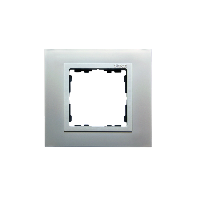 Simon 82 Nature Ramka 1-krotna Nature-metal Aluminium / pierścień aluminium mat 82917-33 KONTAKT