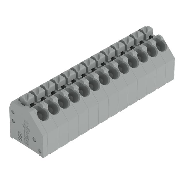 listwa zaciskowa do pł. drukowanych 13-bieg. szara raster 3,5 mm /25szt./ WAGO