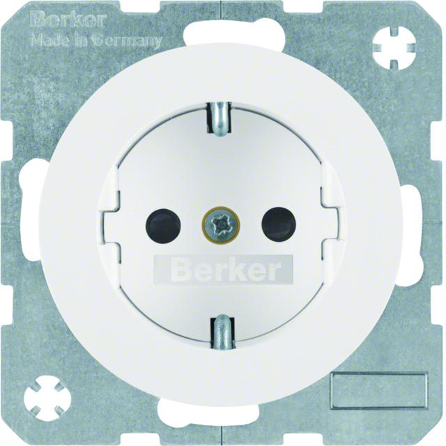 BERKER R.1/R.3 Gniazdo SCHUKO biały 47232089 HAGER
