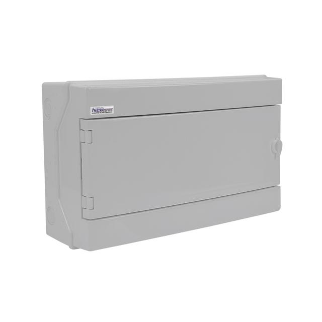 Rozdzielnica hermetyczna natynkowa 1x18 IP65 500VAC/1000VDC RH-18S/S (szare drzwi) 36.717 OPATÓWEK