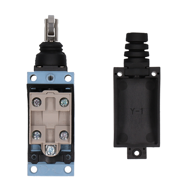 ŁĄCZNIK KRAŃCOWY (METAL / TWORZYWO) POPYCHACZ Z ROLKĄ OBROTOWĄ