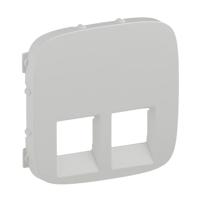 Valena Allure Plakietka Biała Gniazda Podwójnego 2Xrj11 Lub 2Xrj45 Lub Rj11/Rj45 755425 LEGRAND