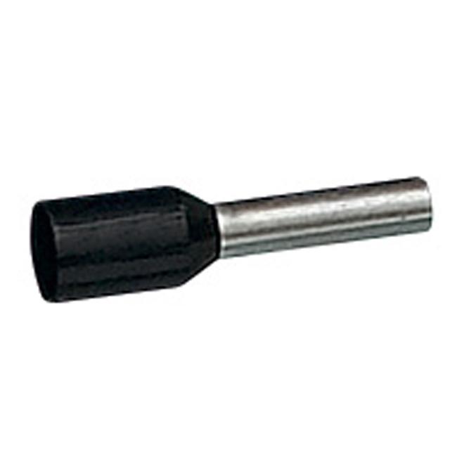 KOŃCÓWKA TULEJKOWA Z KOŁNIERZEM IZOL. 1.5MM2 DOSTARCZANA W PASKACH - CZARNA, Legrand