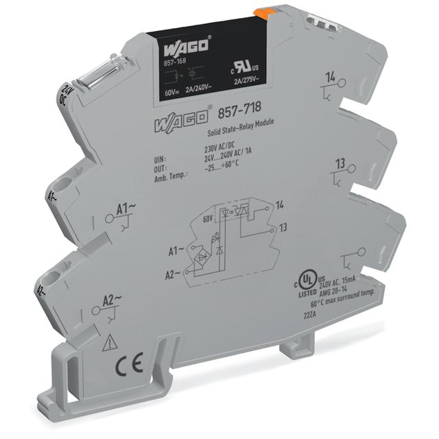 JUMPFLEX podstawka z przekaźnikiem półprzewodnikowym 230VACDC/230VAC/1A