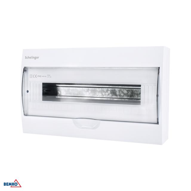 ROZDZIELNICA NATYNKOWA IP40 ZACISKI 18N+18PE 1x18P