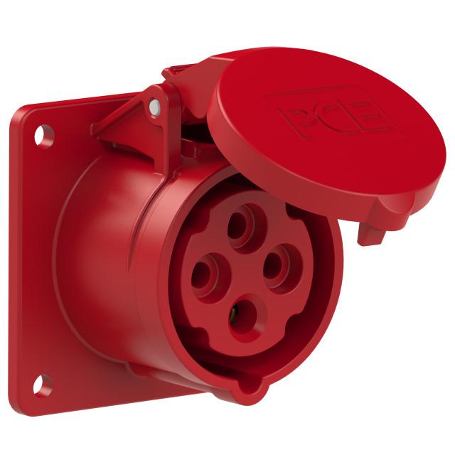 GNIAZDO TABLICOWE PROSTE TWIST 16A 400V 3P+Z 75x75mm 314-6f7 PCE