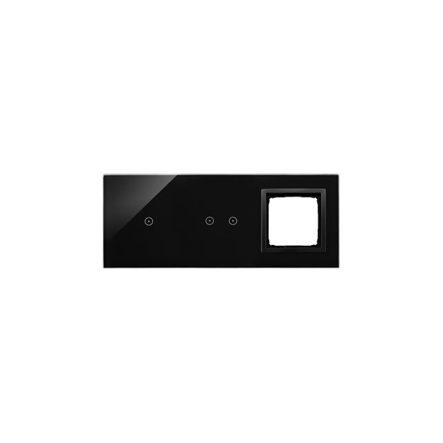 Simon 54 TOUCH WMDZ-01106S-075 Panel dotykowy S54 Touch, 3 moduły, 1 pole dotykowe + 2 pola dotykowe DSTR3120/75 KONTAKT