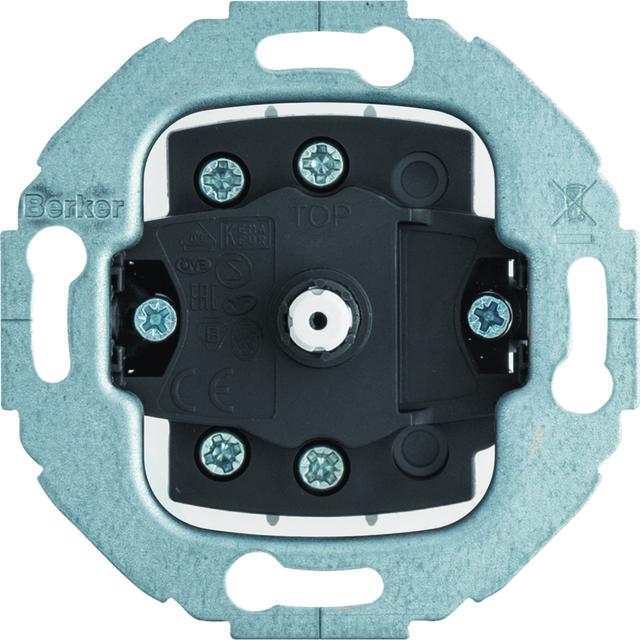 BERKER R.classic/Serie 1930/Glas Łącznik obrotowy uniwersalny (schodowy) 387603 HAGER