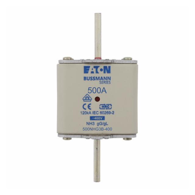 NH FUSE 500A 400V GG/GL SIZE 3 Wkładka NH3 500A 400V GL/GG podwójny wskaźnik 500NHG3B-400 EATON