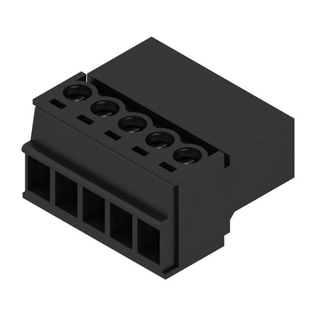 SCZ 3.81/05/180G SN BK BX Wtyk PCB (złącze wiązki), 3.81 mm, Liczba biegunów: 5, Przyłącze z jarzmem /50szt./ 1970050000 WEIDMÜLLER
