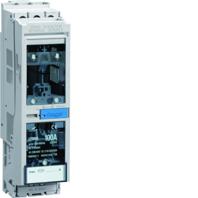 LT rozłącznik bezpiecznikowy NH000 3P 100A 690V AC LT0056 HAGER