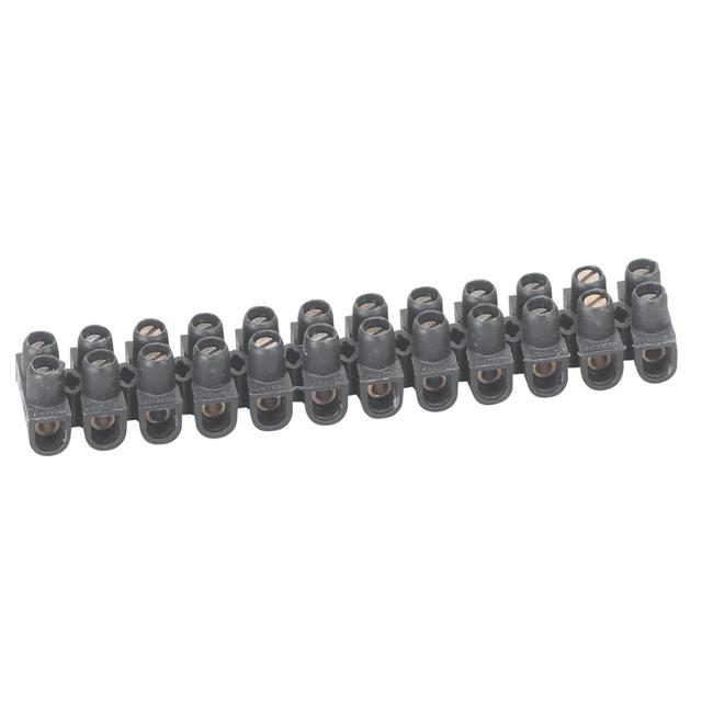 Nylbloc Listwa Zaciskowa 12P 10 Mm2 Czarna 034215 LEGRAND