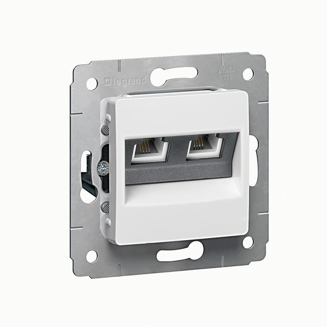 CA:B GNIAZD 2XRJ11(4 STYKI)