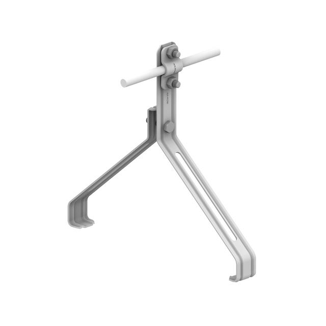 Uchwyt gąsiorowy profilowany Z-śruba WZÓR 20 H=10 cm /OG/ AN-151P/OG/-N D193304 AN-KOM