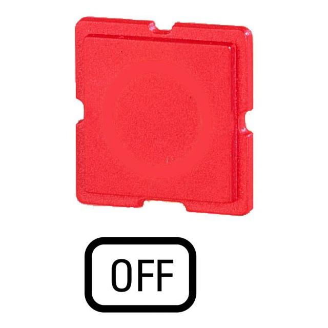 217TQ25 WKŁADKA PRZYCISKU ; CZERWONA,OFF