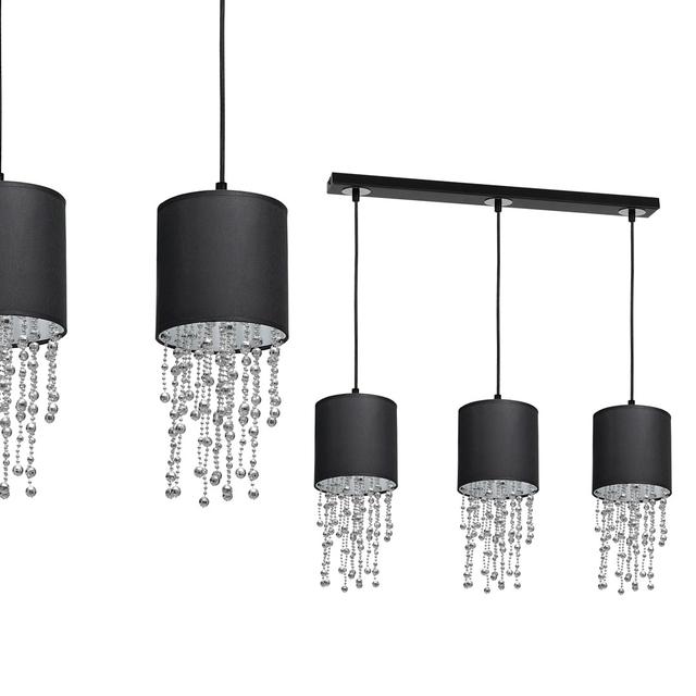 lampa wisząca Almeria 3xE27 czarna MLP64300 Milagro