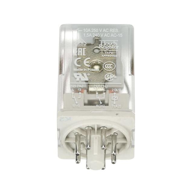 PRZEKAŹNIK CR-U220DC2, A1-A2=220V DC, 2 STYKI C/O 250V/10A