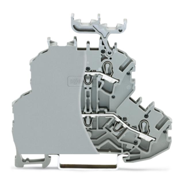 TOPJOB S złączka dwupiętrowa przelotowa/przelotowa szara