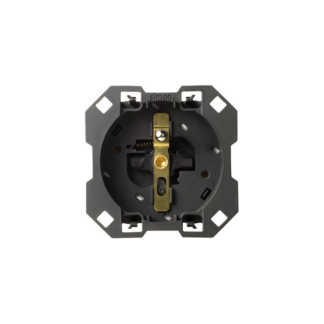 Simon 100 Gniazdo z/u (mechanizm bez ramki montażowej) 16A 1click
