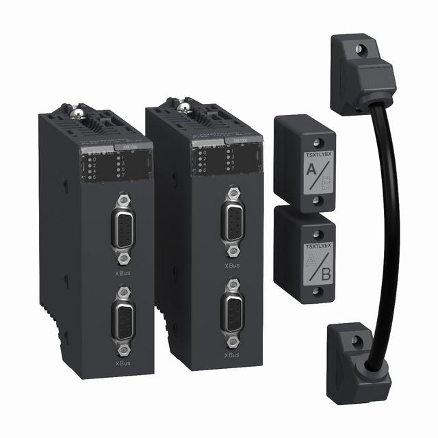 Modicon X80, Zestaw rozszerzenia płyty backplane 2xBMXXXBE1000, 2xTLYEX, BMXXBC008K