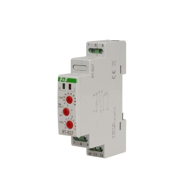 Regulator temperatury - zakres 0 do 99st.C I=16A 1moduł RT-827 F&F